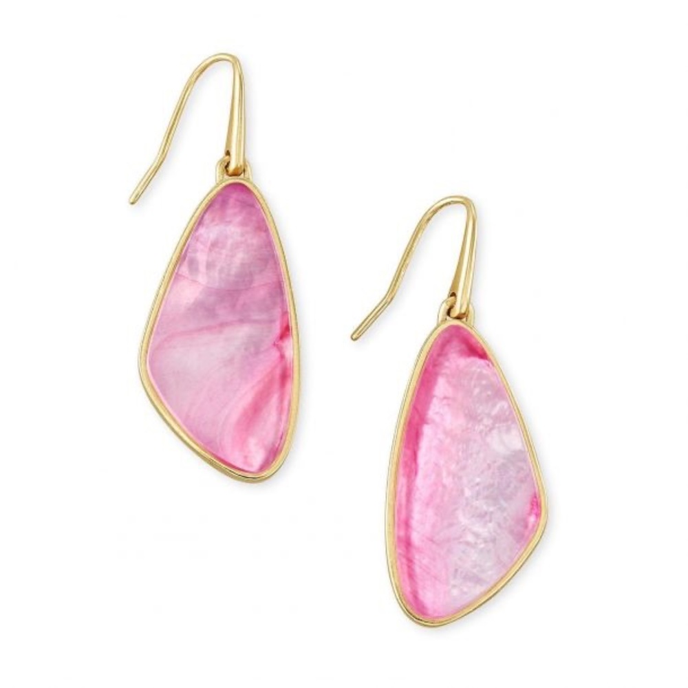Kendra Scott McKenna Blush mother-of-pearl 1.6” drop earrings